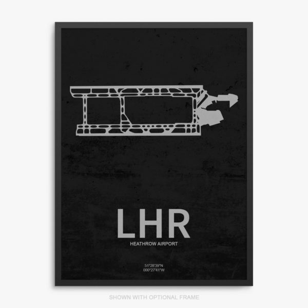LHR Airport Poster