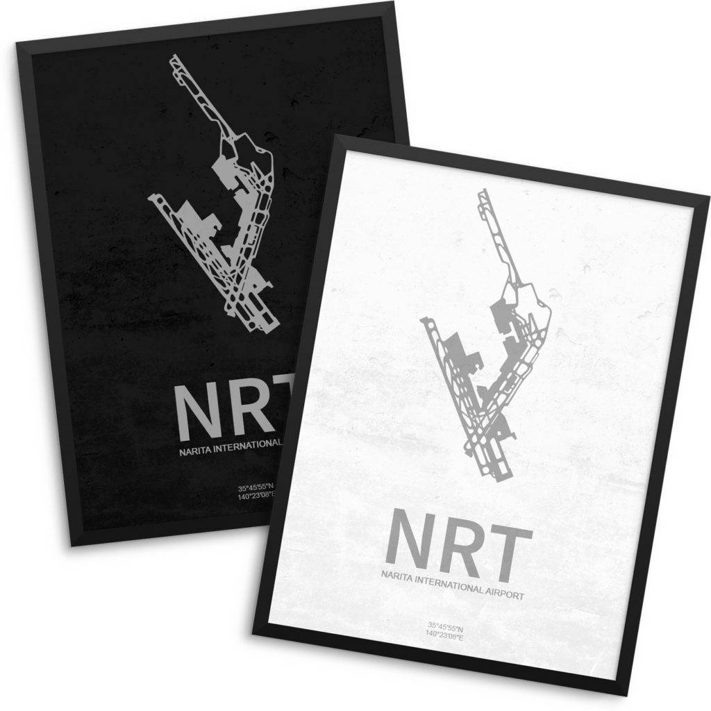 NRT Airport Poster Airport Decor
